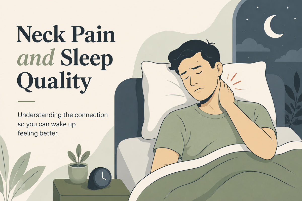 Neck pain making it hard to settle into a comfortable sleeping position