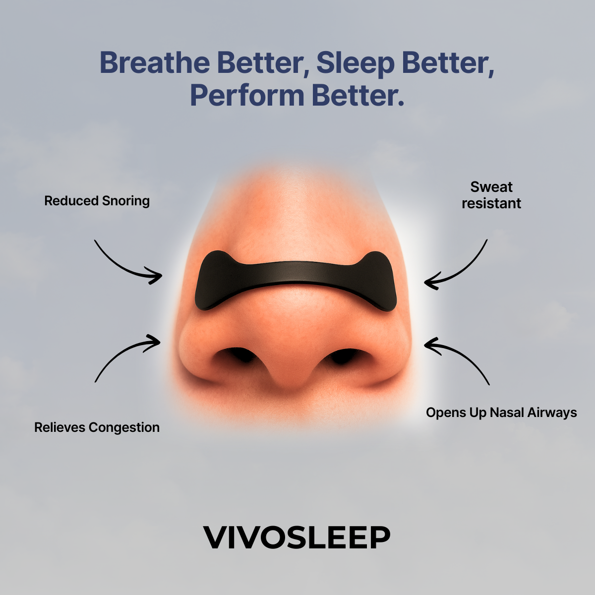 Vivosleep Magnetic Nose Strips