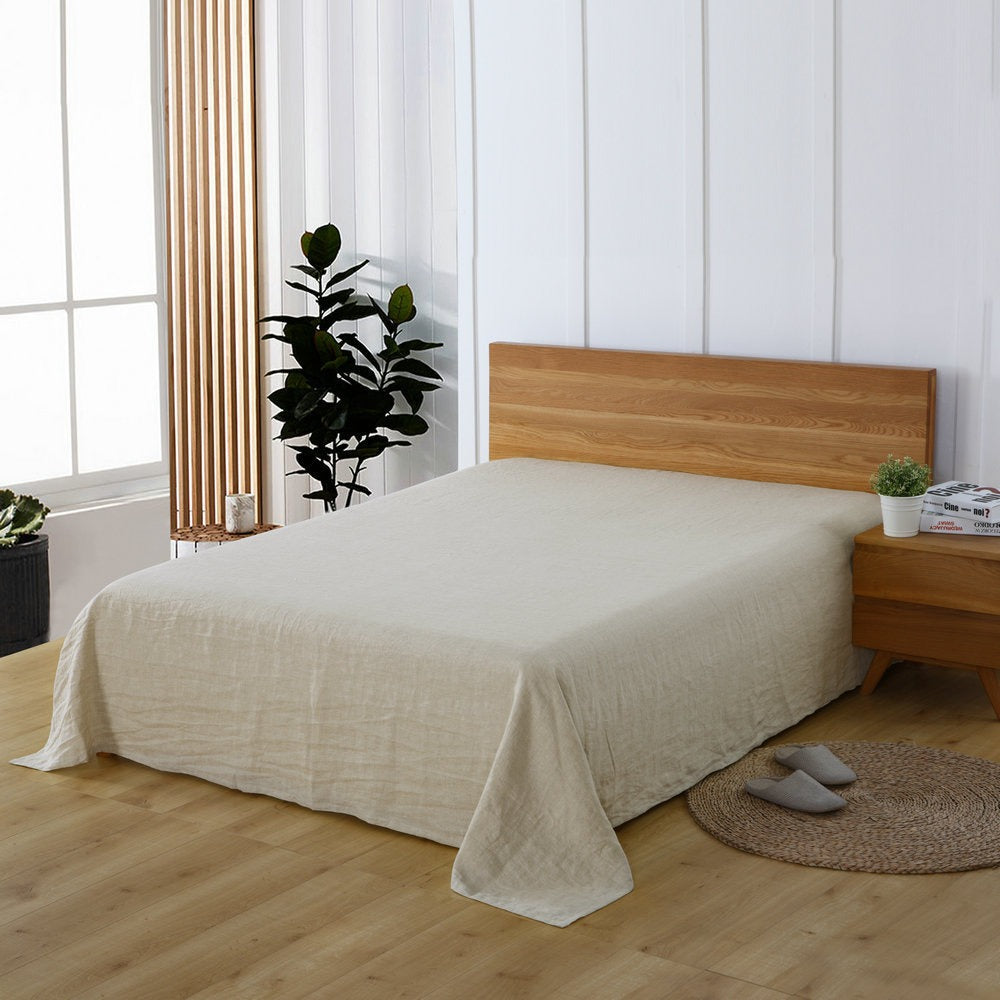 100% Pure Linen Bed Sheets