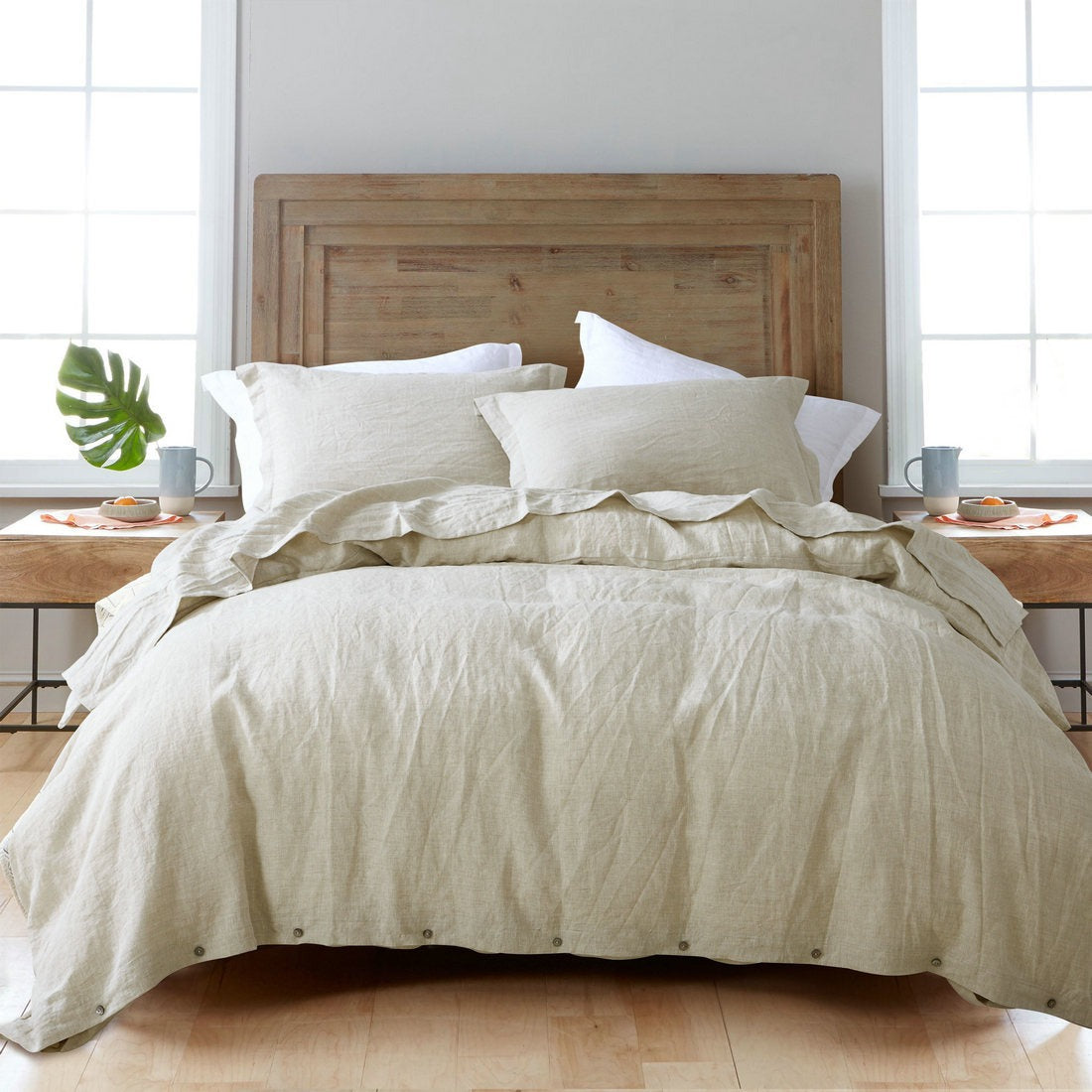 3 piece linen set - includes Duvet cover and 2 pillow cases