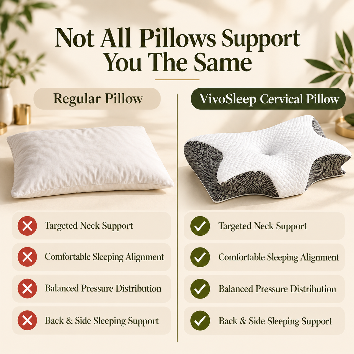 Cervical Support Pillow