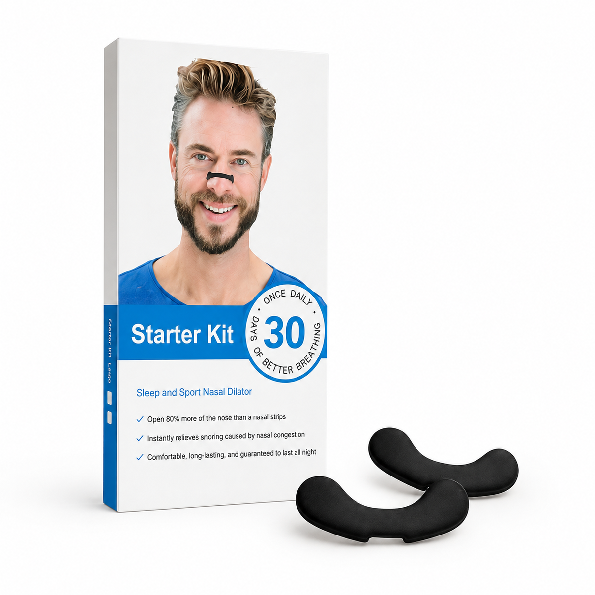 VivoSleep nose strips for improved nasal airflow