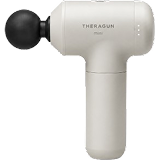 Theragun Mini massage gun, shown for comparison