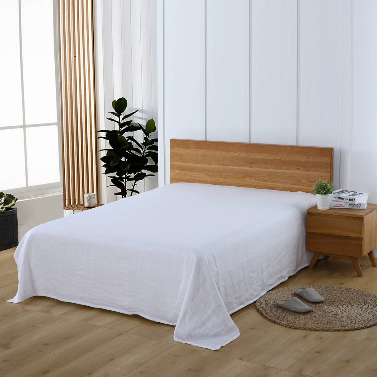 100% Pure Linen Bed Sheets