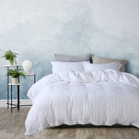 VivoSleep 3-piece linen set with duvet cover and two pillowcases
